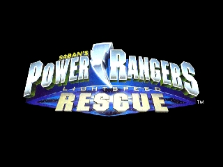 Power Rangers - Lightspeed Rescue (USA) Title Screen